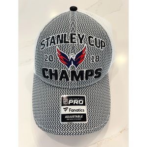 Washington Capitals Hockey 2018 Stanley Cup Hat, NWT